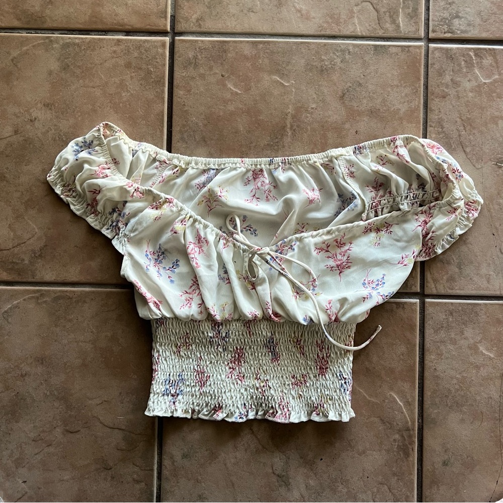 Off the shoulder milkmaid top